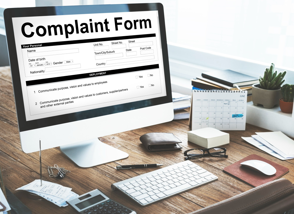 complaint-form-computer-office