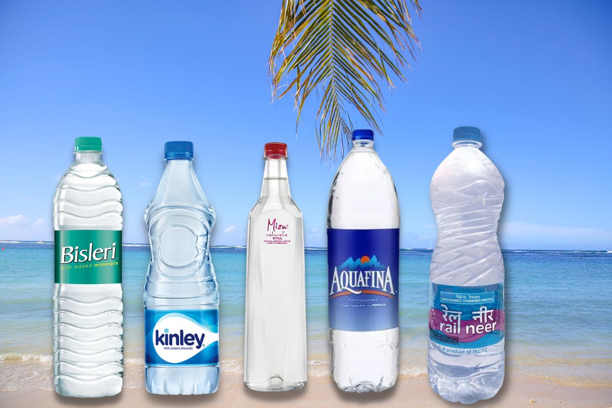 Mineral Water Brand's in India, Bisleri, Rail Neer, Mineral Water