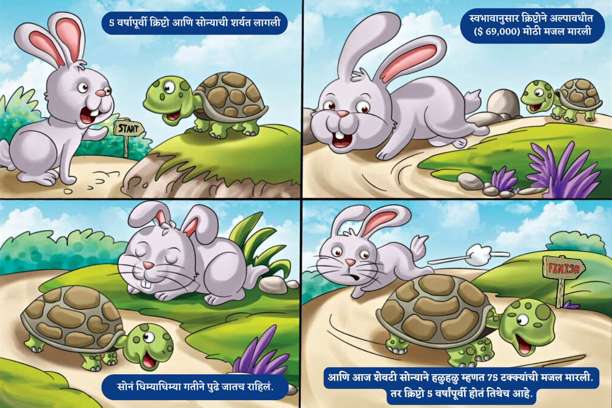 Rabbit and tortoise story